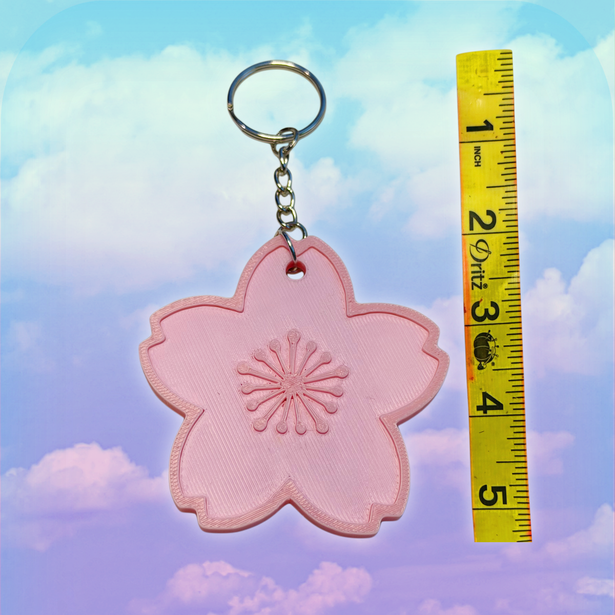 Sakura Flower Keychain