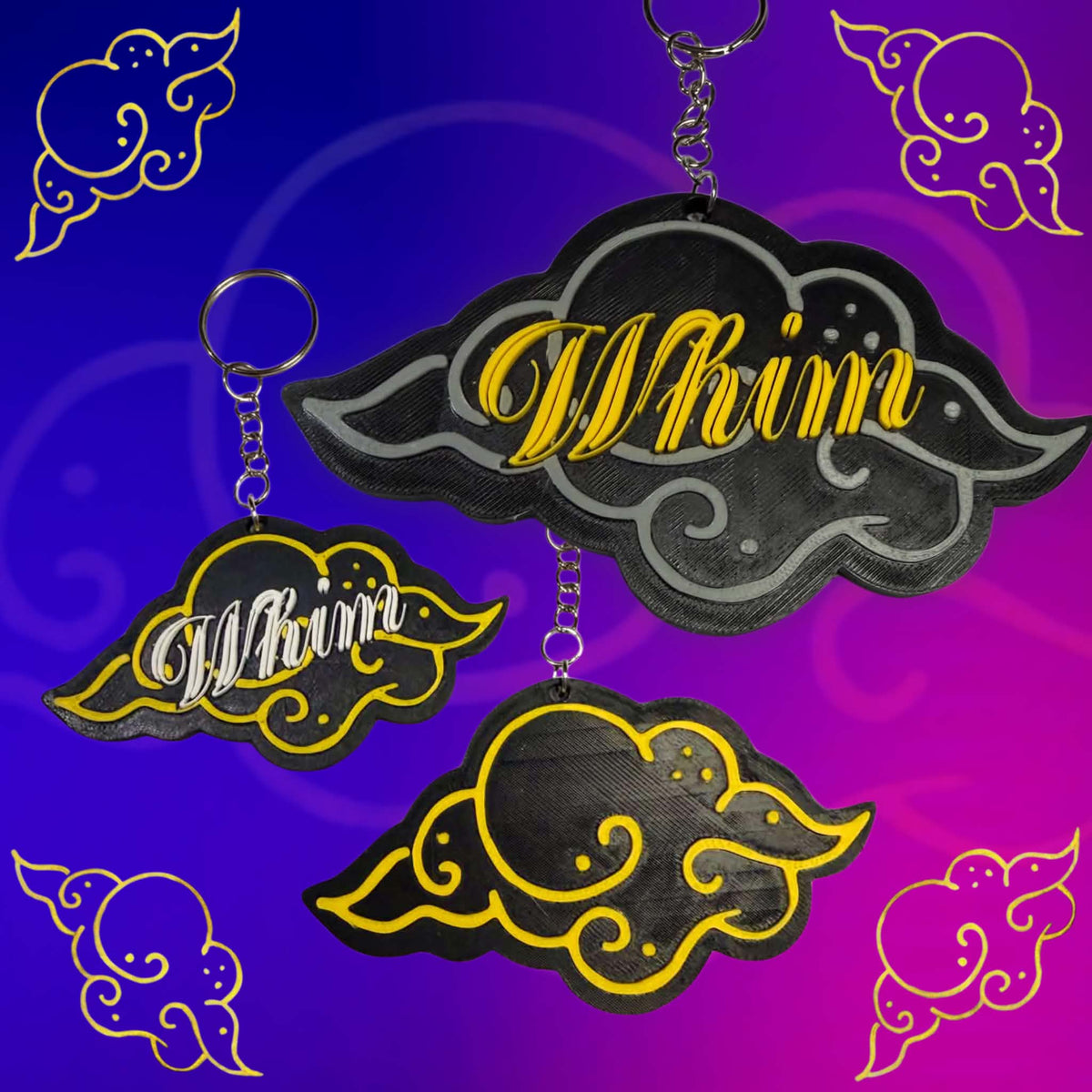 *MISCOLORED* Jumbo "Whim" Keychain Inspired by Hayley Williams’s "EDAABP"