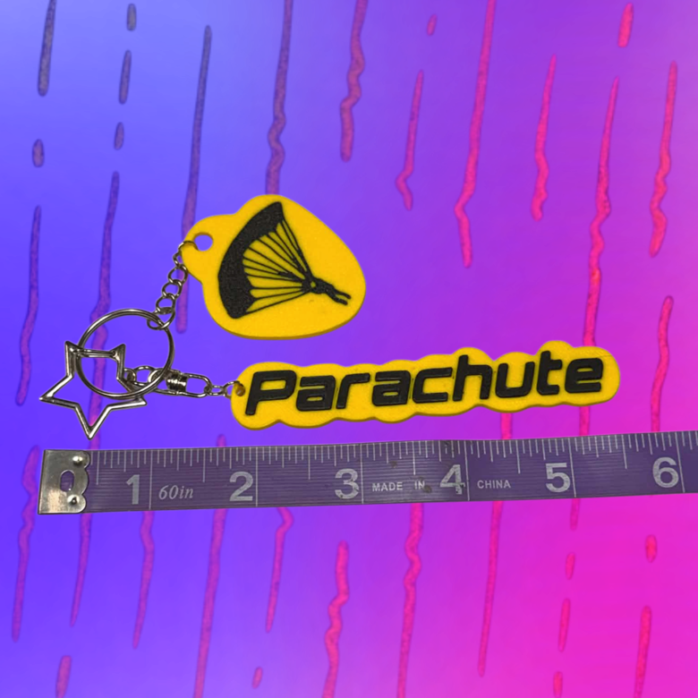 "Parachute" Duo Keychain Set, Inspired by Hayley Williams's "EDAABP"