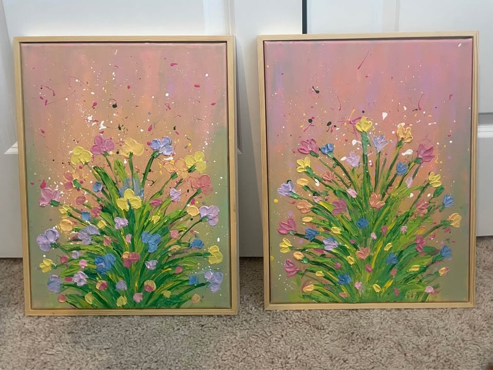 Texture Paste Paintings