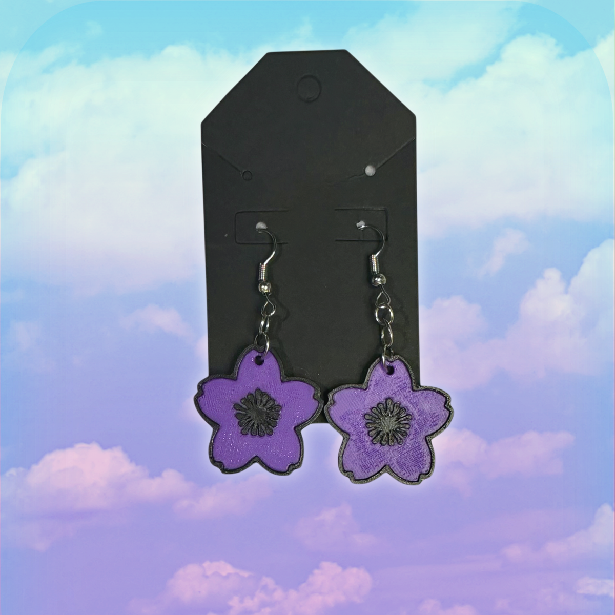 Sakura Flower Petal Earrings