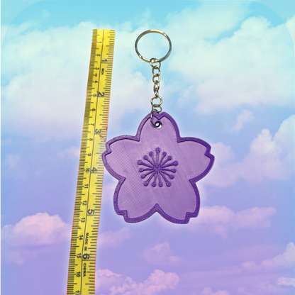 Sakura Flower Keychain
