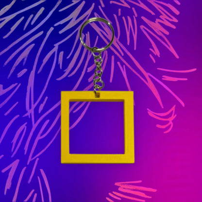 Square “Ego Death at a Bachelorette Party”- Inspired Keychain