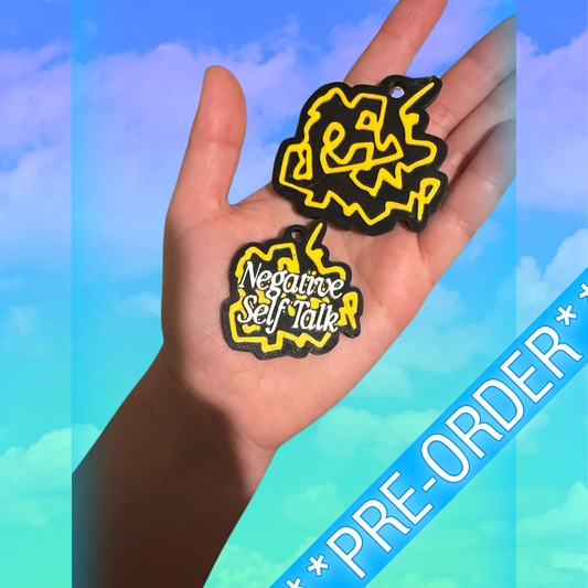 **PRE-ORDER** "Negative Self Talk" Keychain Inspired by Hayley Williams’s "EDAABP"