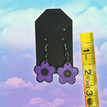 Sakura Flower Petal Earrings