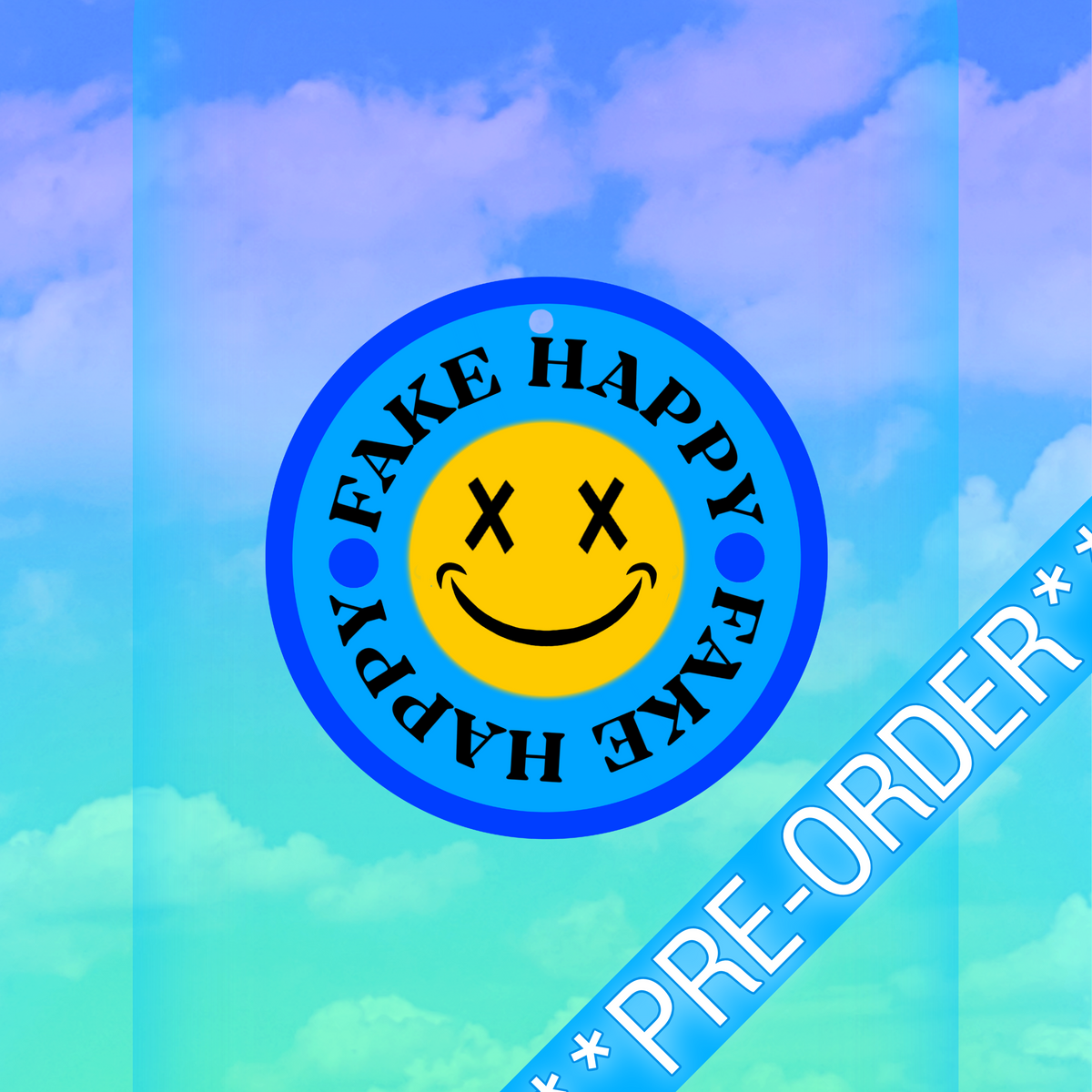 “Fake Happy” After Laughter Paramore-Inspired Keychain