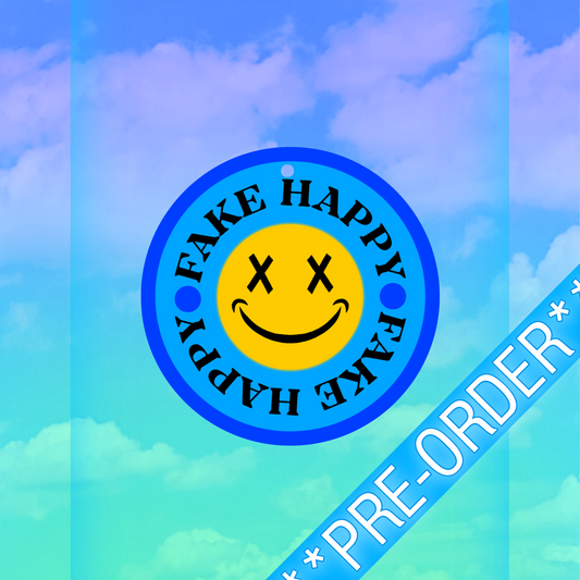 “Fake Happy” After Laughter Paramore-Inspired Keychain