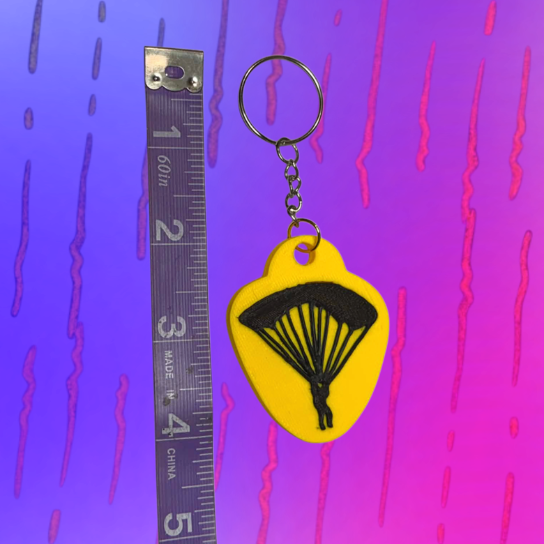 "Parachute" Keychain, Inspired by Hayley Williams "EDAABP"