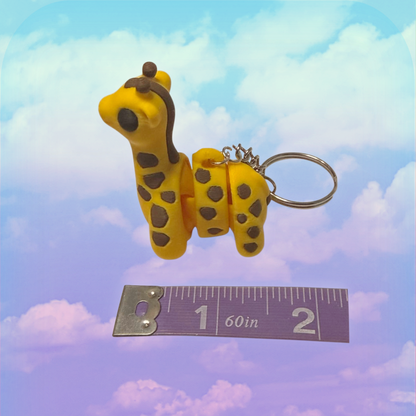 Giraffe Fidget Toy Keychain