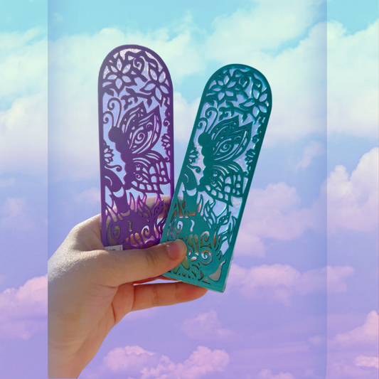 Iridescent Fairytale Butterfly Forest Bookmarks