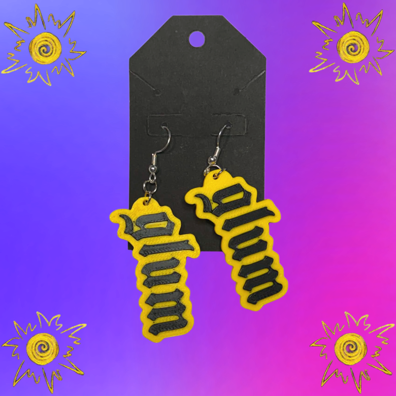"Glum" Earrings, Inspired by Hayley Williams's "EDAABP"