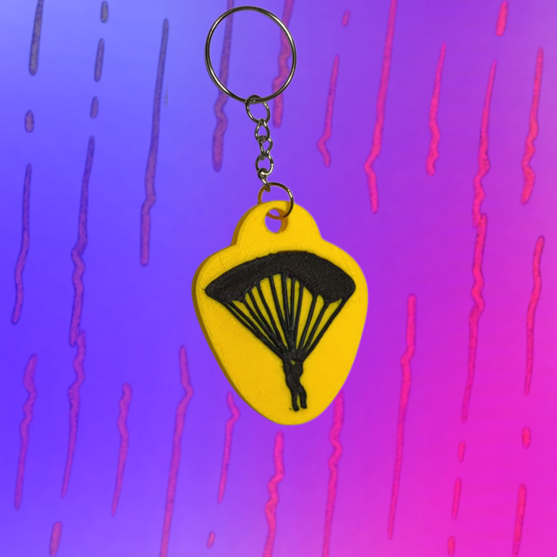 "Parachute" Keychain, Inspired by Hayley Williams "EDAABP"