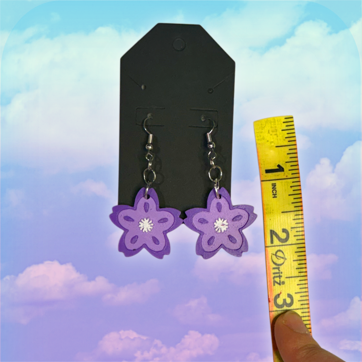 Charming Sakura Flower Petal Earrings