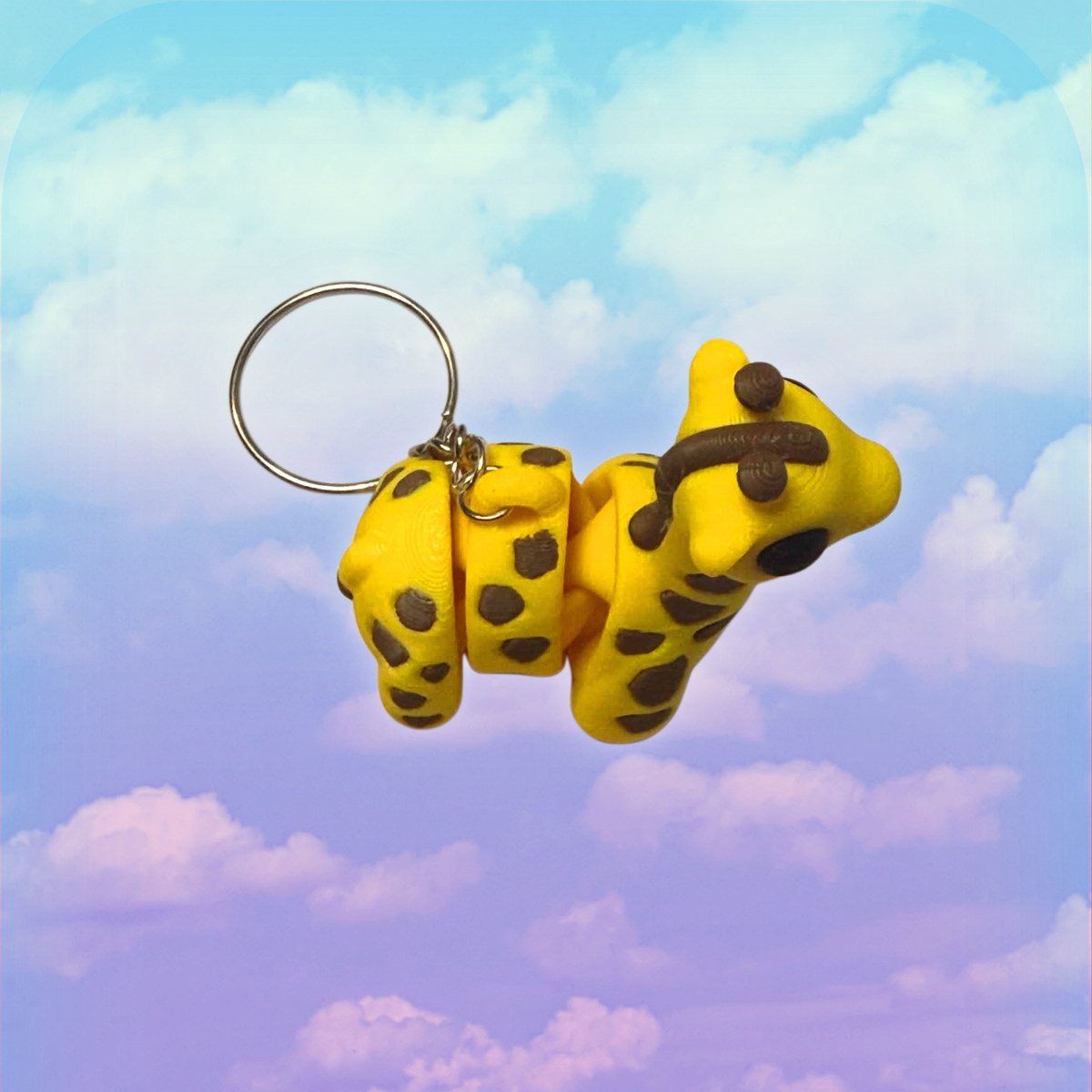 Giraffe Fidget Toy Keychain