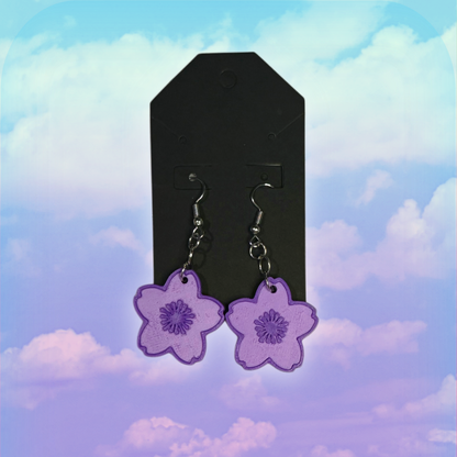 Sakura Flower Petal Earrings
