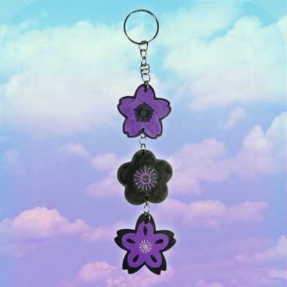 Sakura Flower Dangling Keychain
