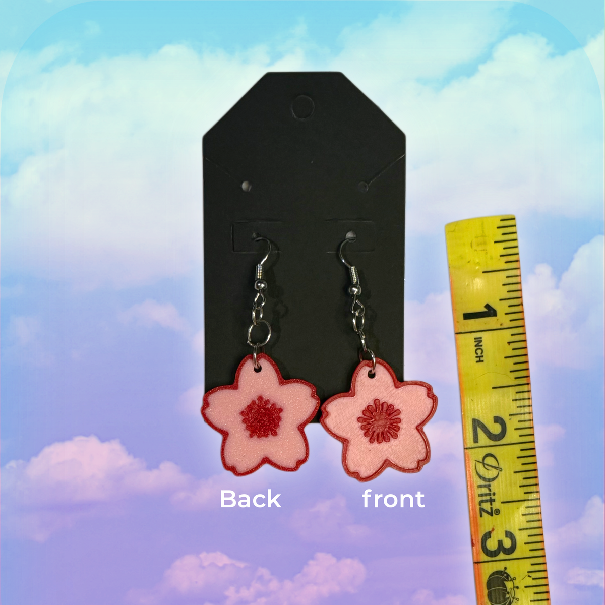 Sakura Flower Petal Earrings