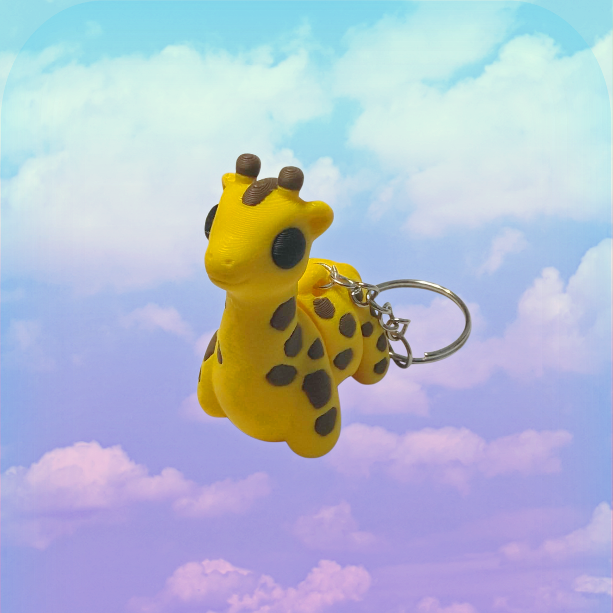 Giraffe Fidget Toy Keychain