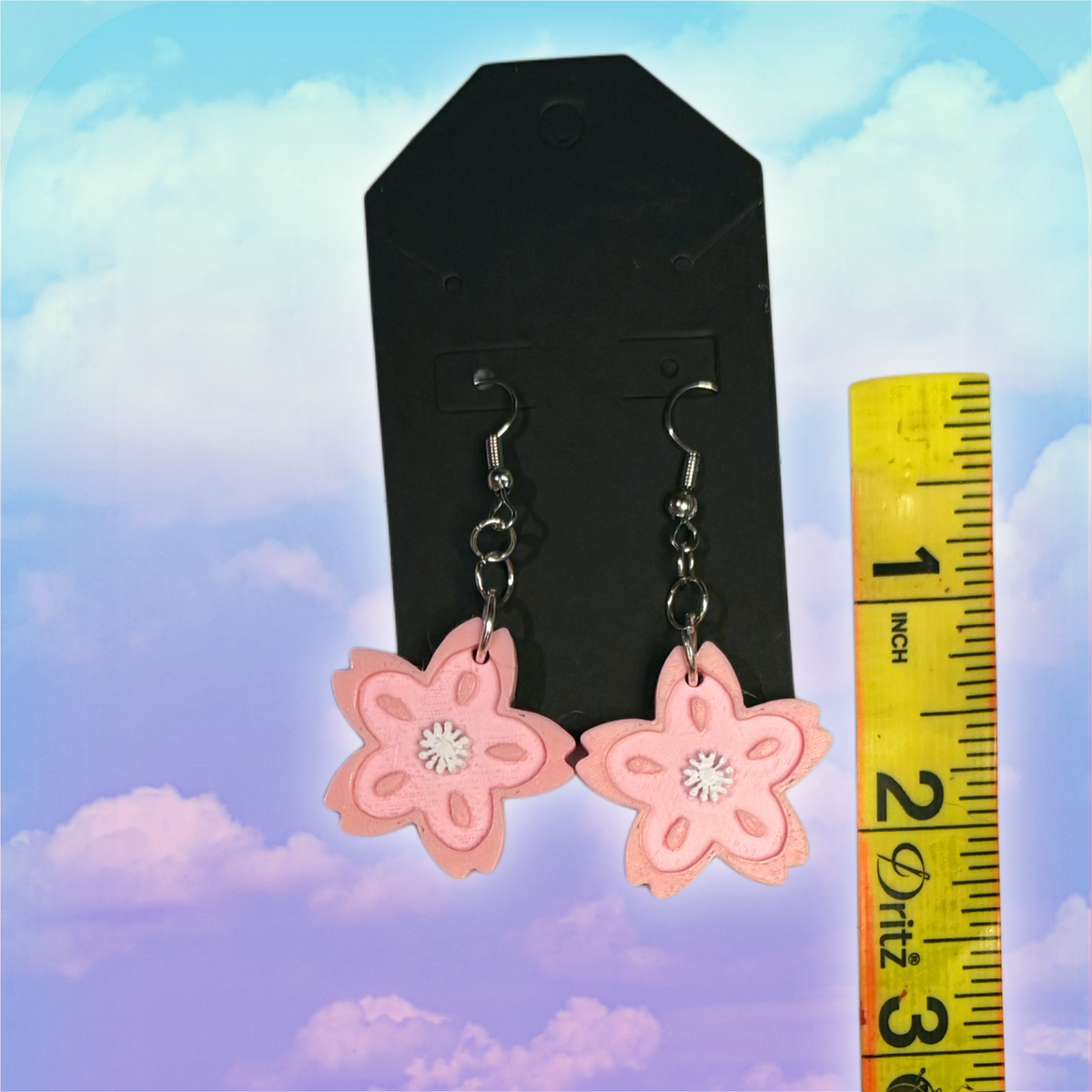 Charming Sakura Flower Petal Earrings