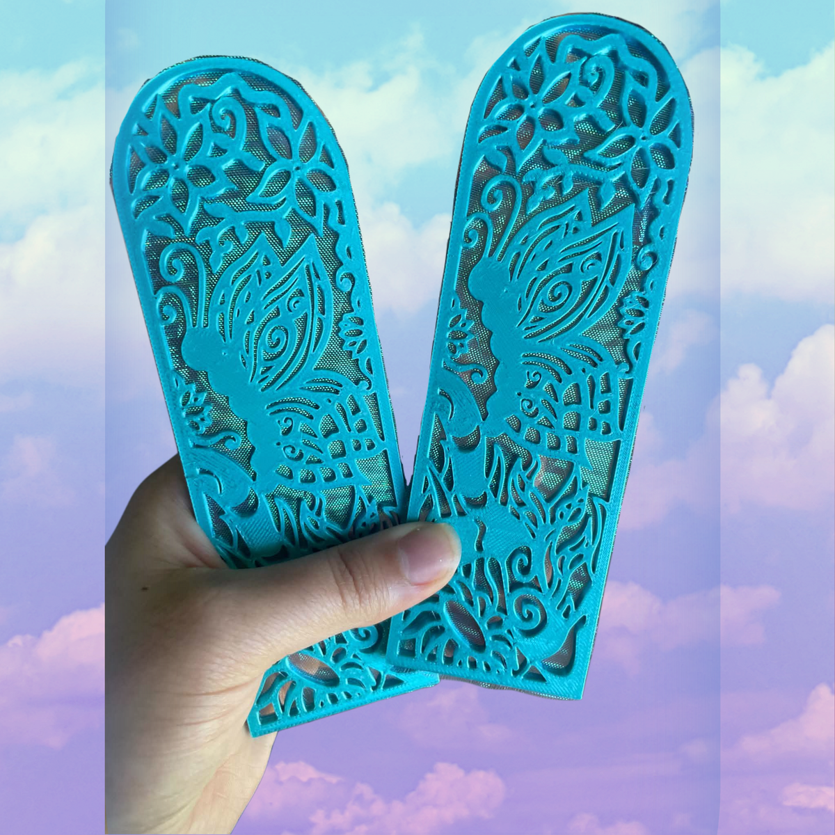 Iridescent Fairytale Butterfly Forest Bookmarks