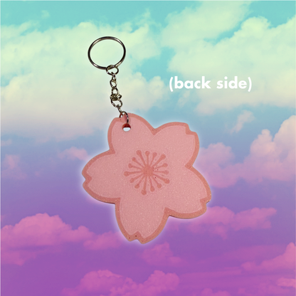 Sakura Flower Keychain