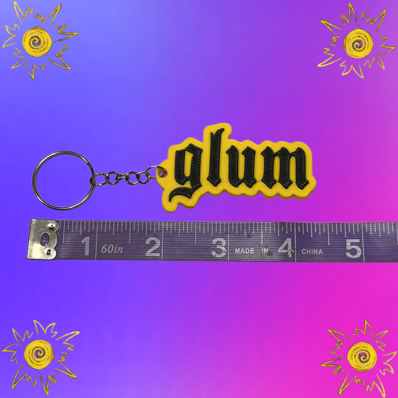 "Glum" Keychain, Inspired by Hayley Williams's "EDAABP"